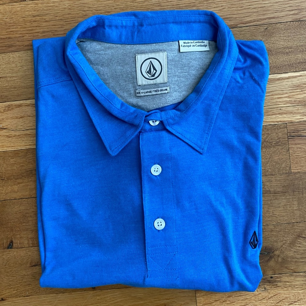 Blue Volcom Polo (XL)